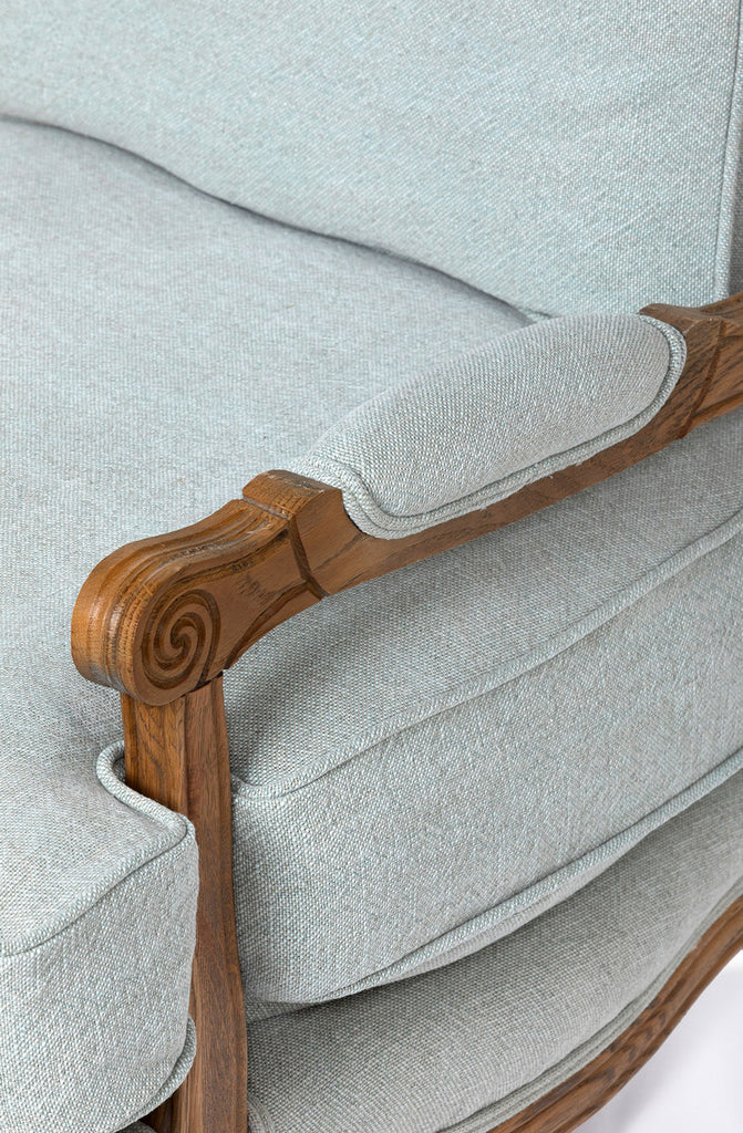 Camille Upholstered Arm Chair - Bombay Mercantile