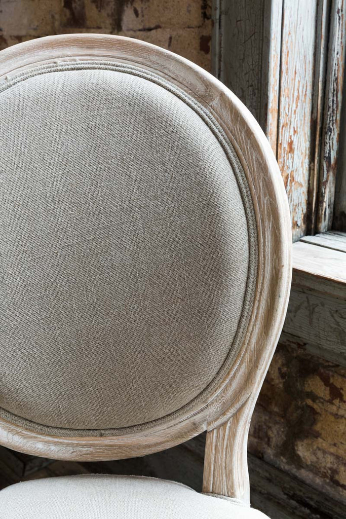 Arm Chair White Wash - The Nifty Decor