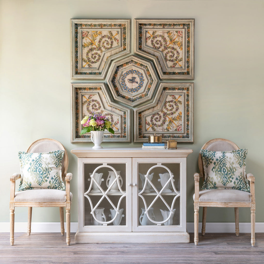 Arm Chair White Wash - Bombay Mercantile
