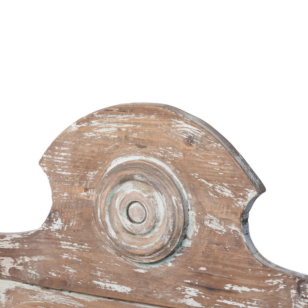 Aged Painted Bench - Bombay Mercantile