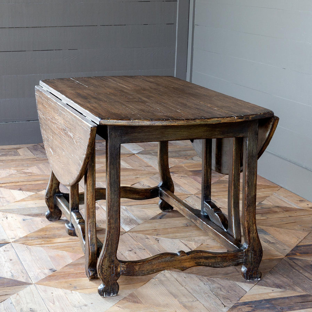 Gate Leg Round Table - Bombay Mercantile