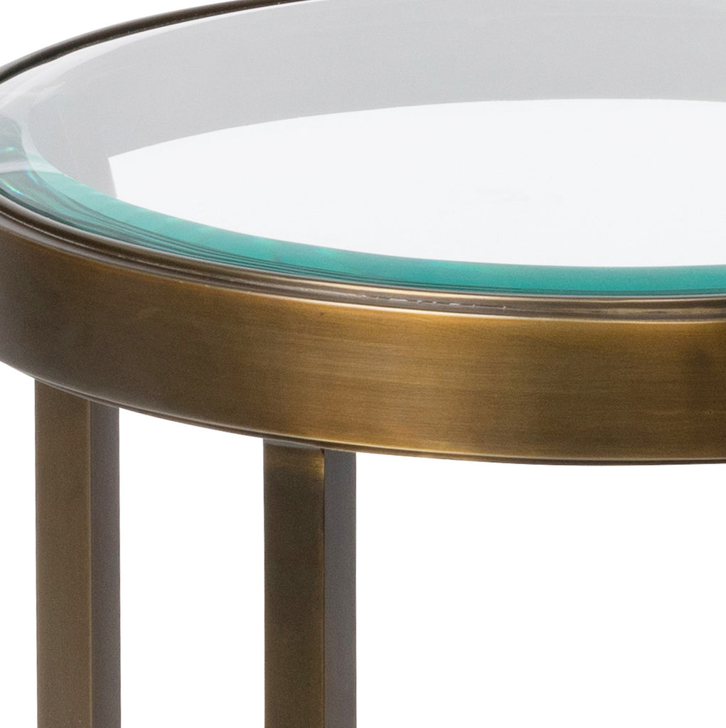 Taurus Round End Table - Bombay Mercantile
