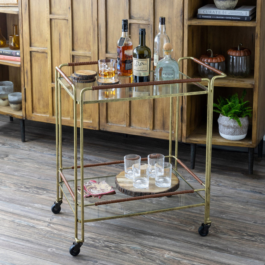 Langdon Bar Cart - Bombay Mercantile