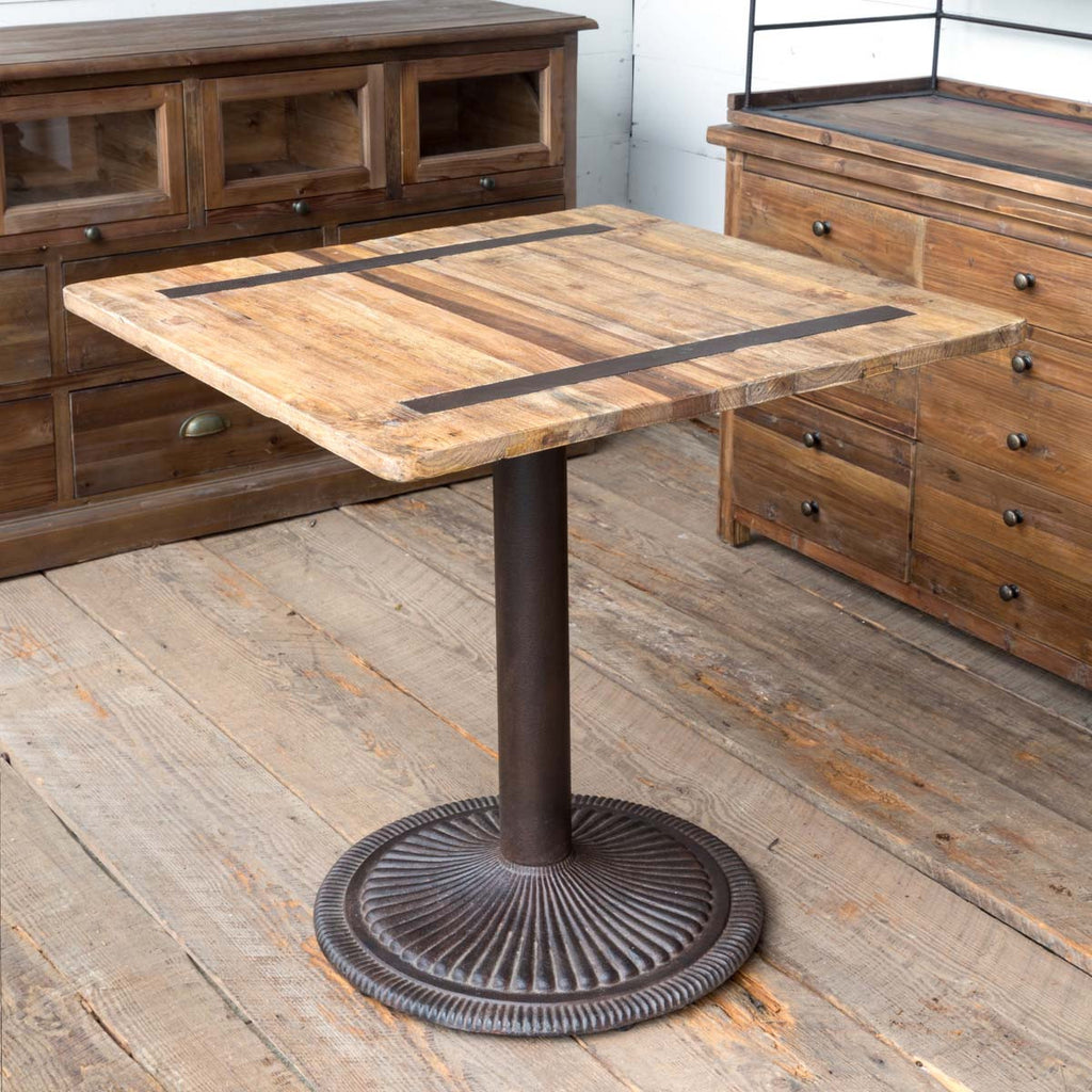 Vintage-Style Café Table - Bombay Mercantile