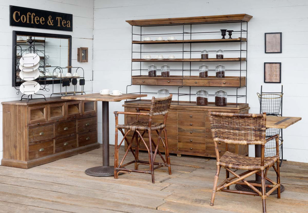 Vintage-Style Café Table - Bombay Mercantile