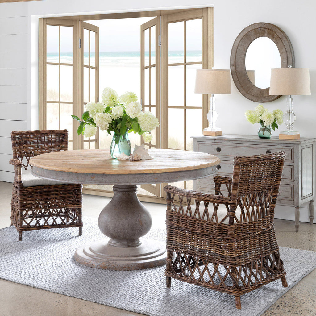 Vintage Foyer Table - Bombay Mercantile