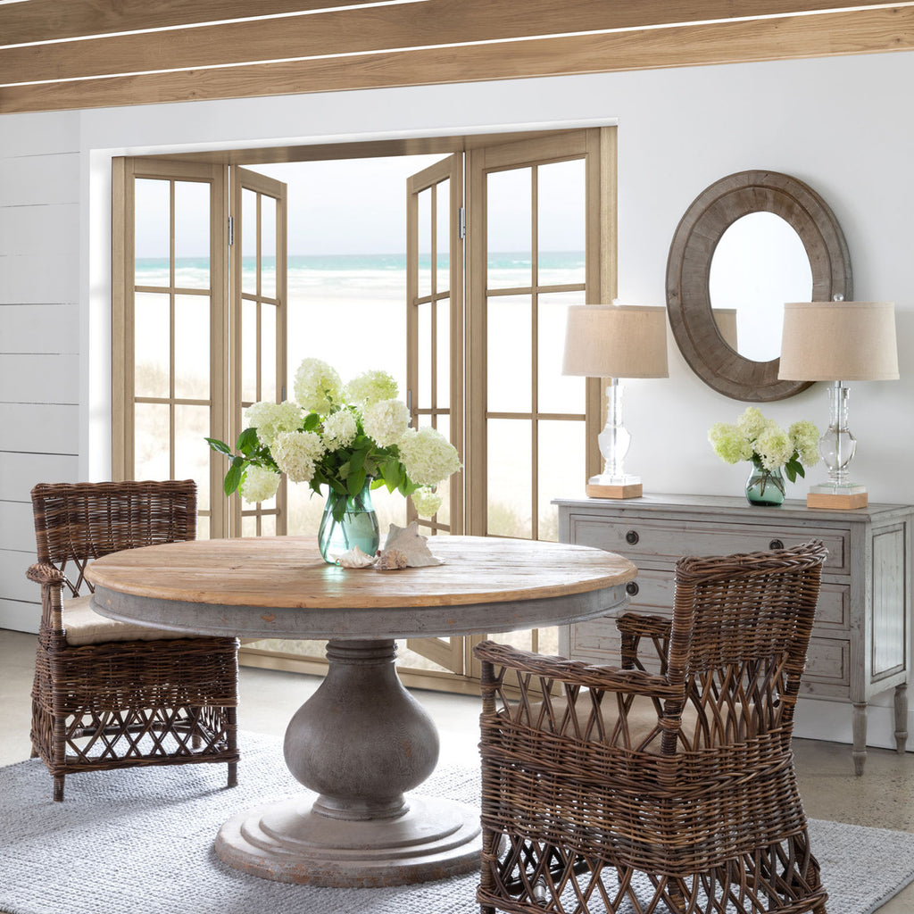 Vintage Foyer Table - Bombay Mercantile