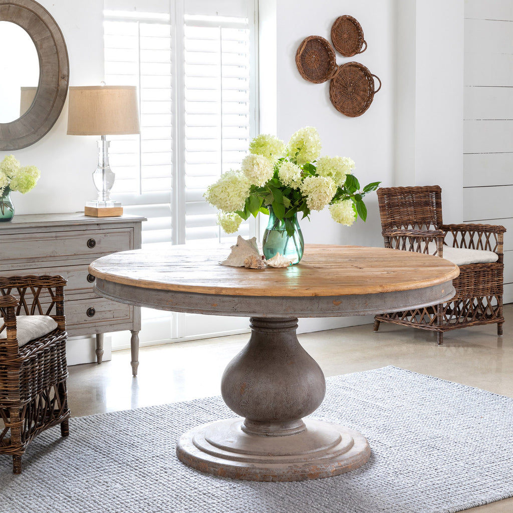 Vintage Foyer Table - Bombay Mercantile