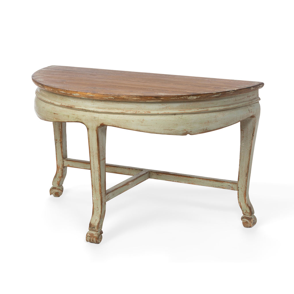Chinois Demi-Lune Table - Bombay Mercantile