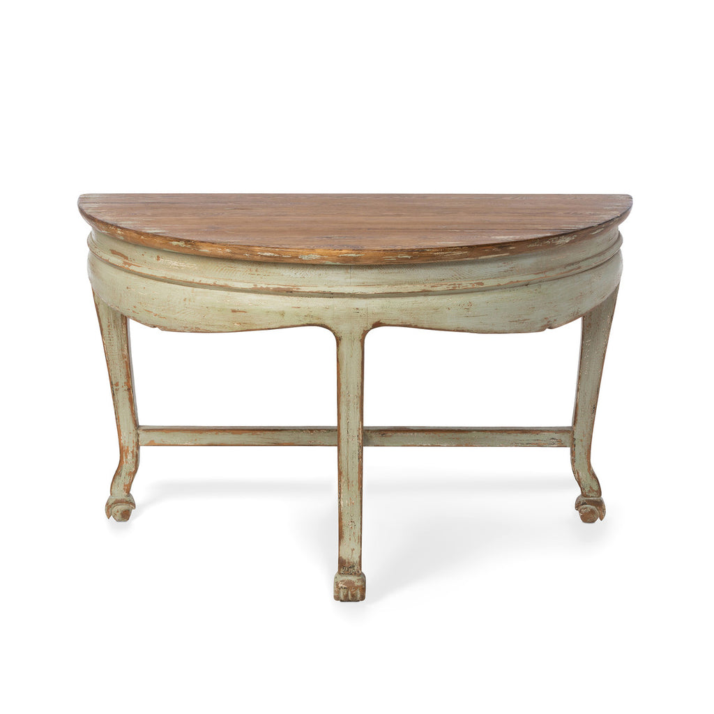 Chinois Demi-Lune Table - Bombay Mercantile