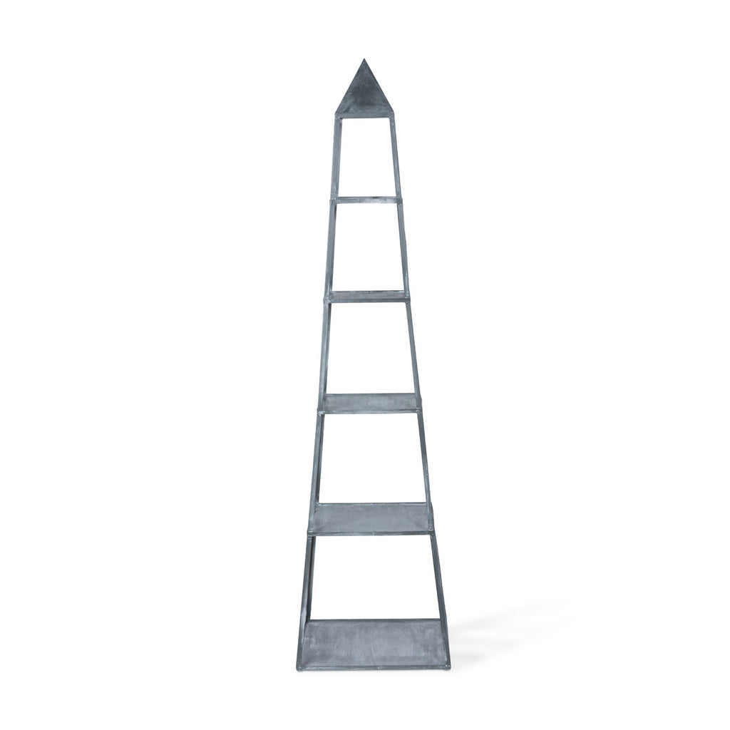 Stackable Galvanized Obelisk - Bombay Mercantile