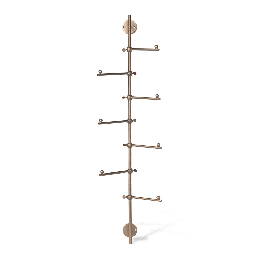 Vertical Coat Rack, 7 Hooks - Bombay Mercantile