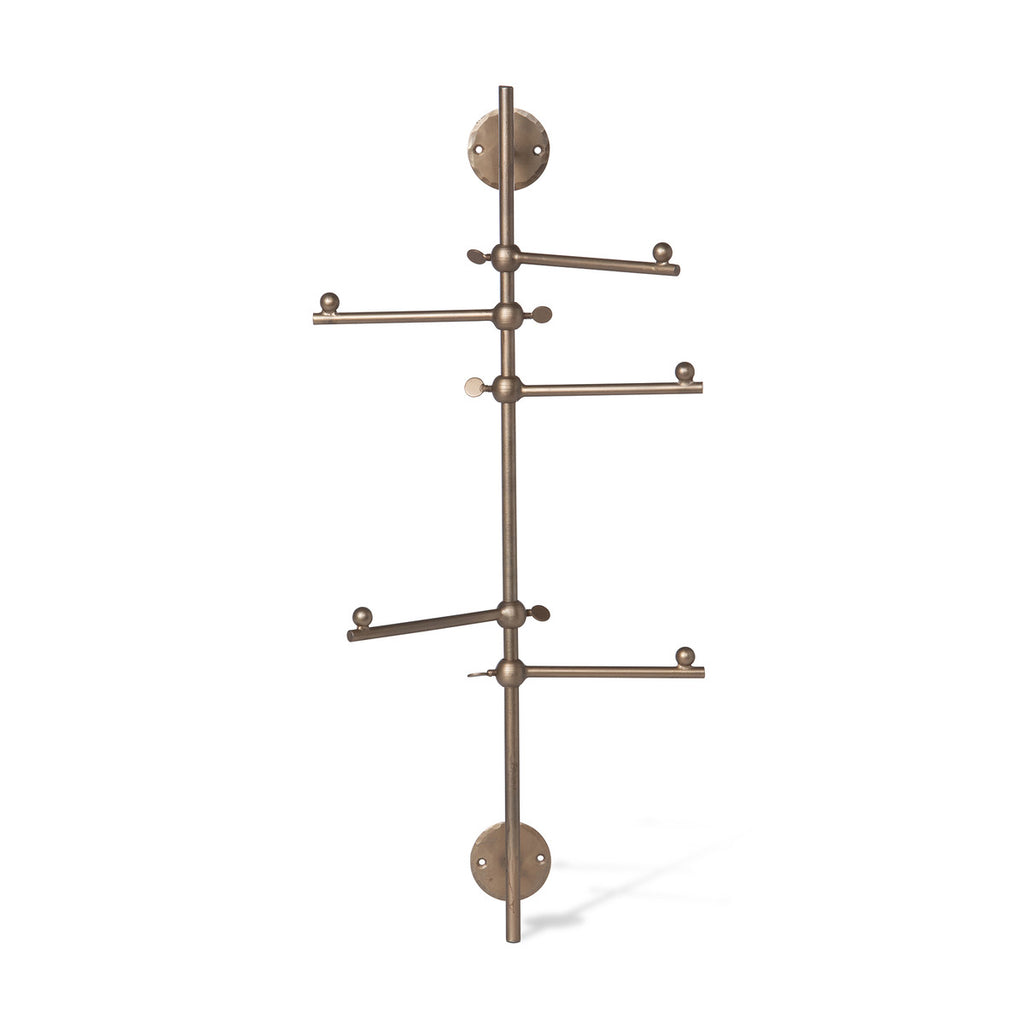 Vertical Coat Rack, 5 Hooks - Bombay Mercantile