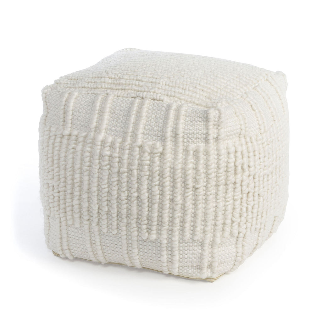 Indoor/Outdoor Ardwick Pattern Pouf - Bombay Mercantile