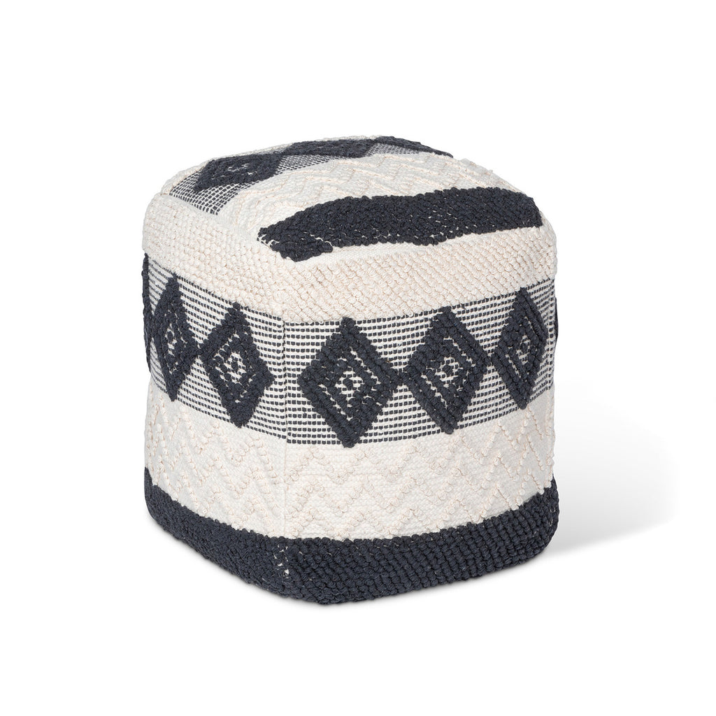 Janis Cotton Pouf - Bombay Mercantile