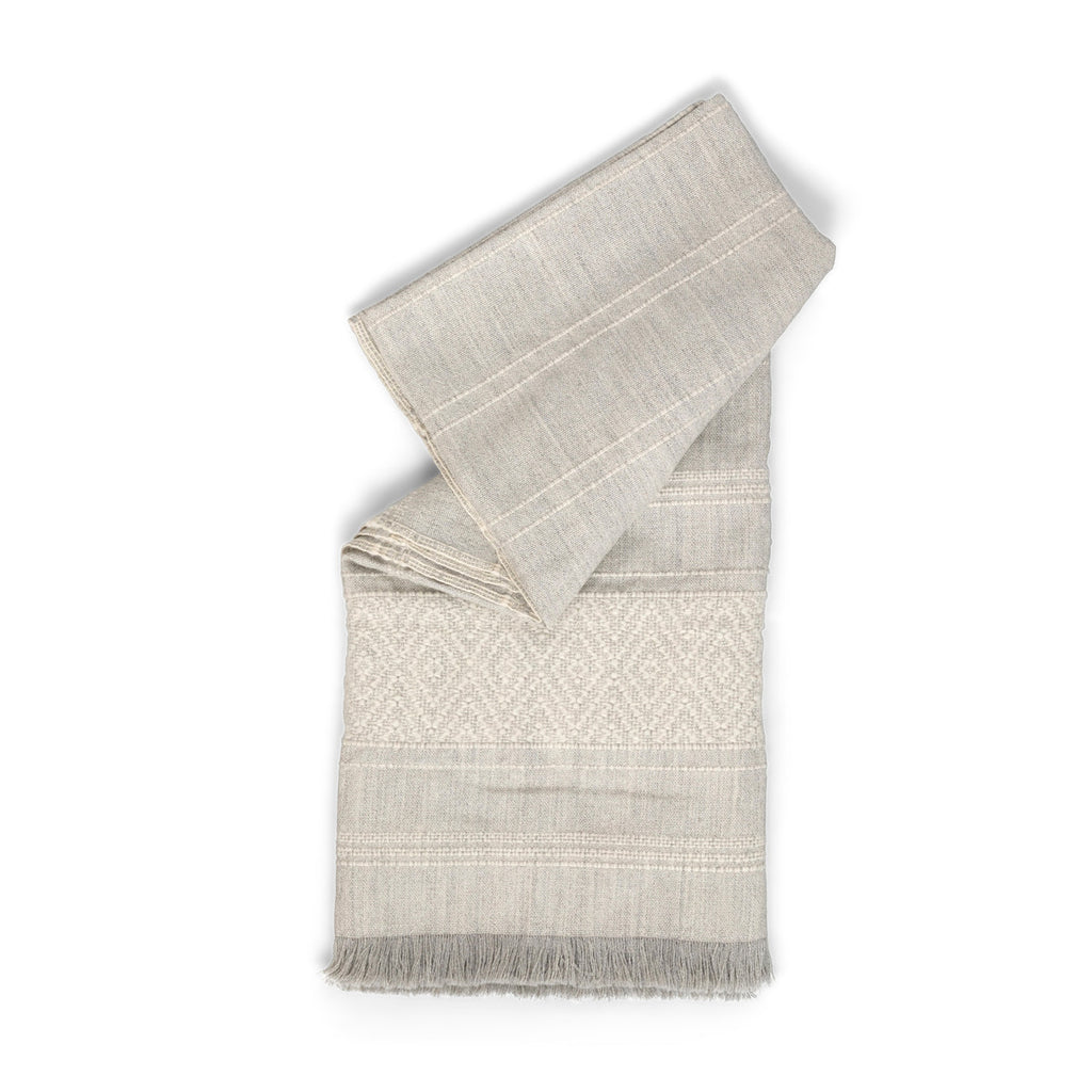 Diamond Pattern Alpaca Wool Throw - Bombay Mercantile