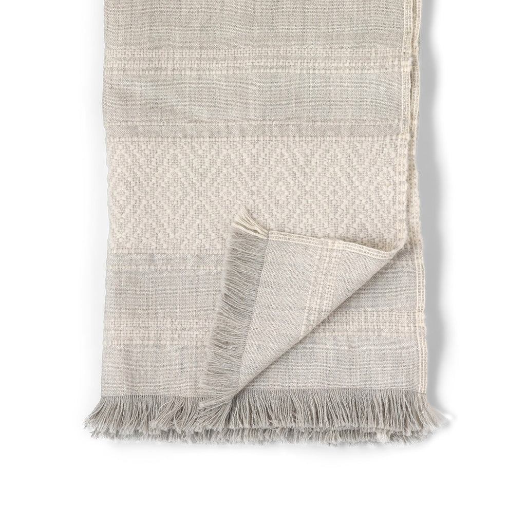 Diamond Pattern Alpaca Wool Throw - Bombay Mercantile