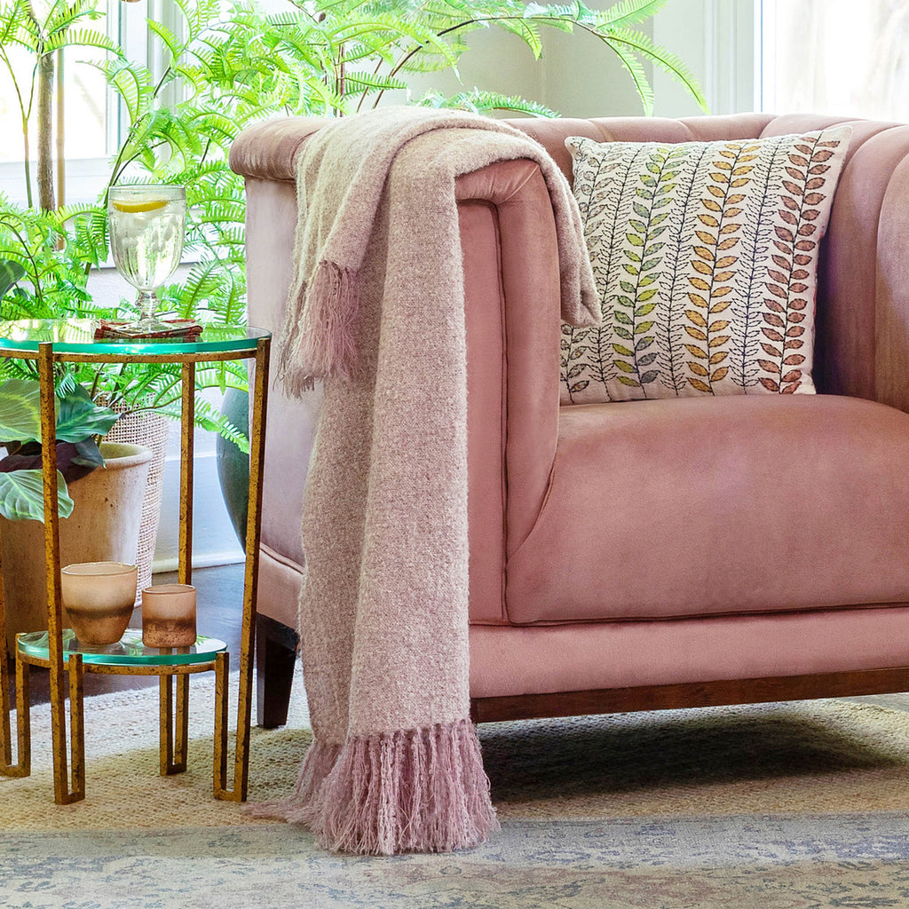 Boucle Alpaca Wool Throw - Bombay Mercantile