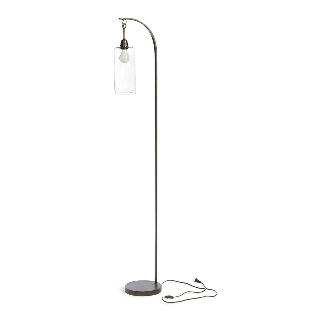 Glass Pendant Floor Lamp - Bombay Mercantile