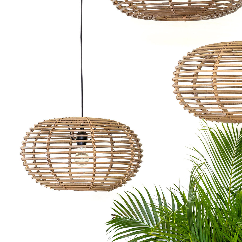 Kailani Rattan Pendant Light - Bombay Mercantile