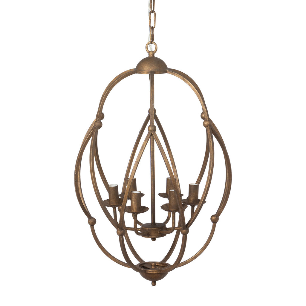 Raleigh Bronze Chandelier - Bombay Mercantile
