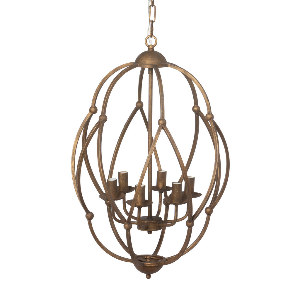 Raleigh Bronze Chandelier - Bombay Mercantile