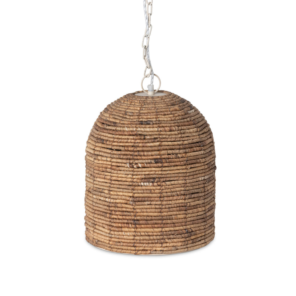 Beehive Seagrass Pendant - Bombay Mercantile