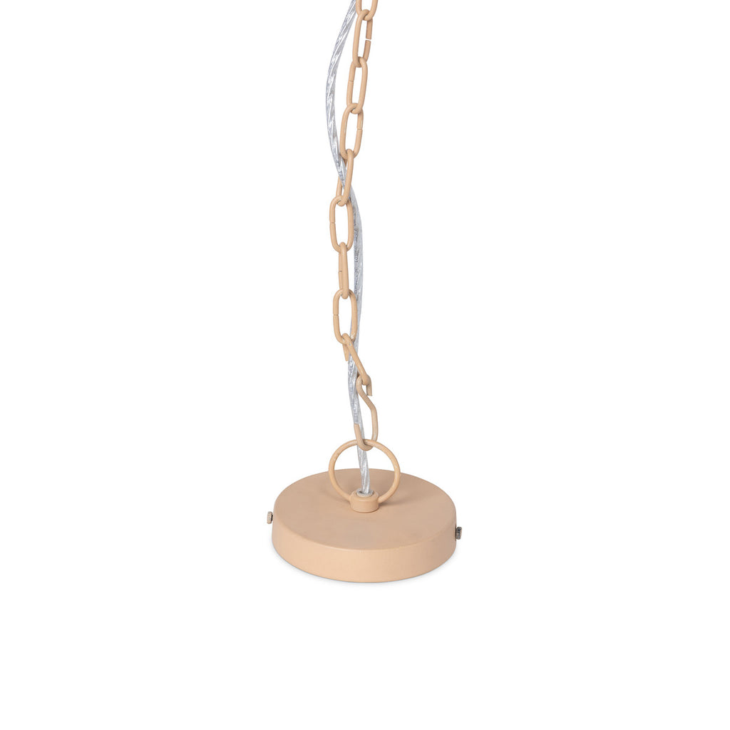 Cadence Wood Beaded Chandelier - Bombay Mercantile