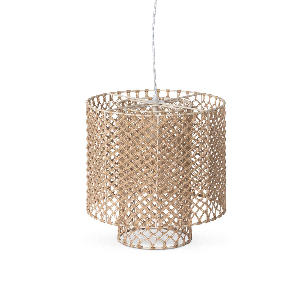 Jute Woven Pendant - Bombay Mercantile