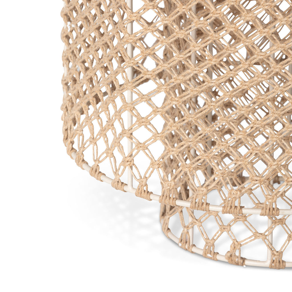Jute Woven Pendant - Bombay Mercantile