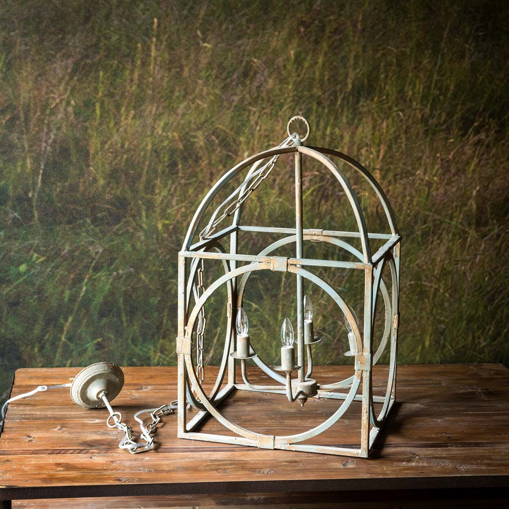 Metal Birdcage Chandelier - The Nifty Decor