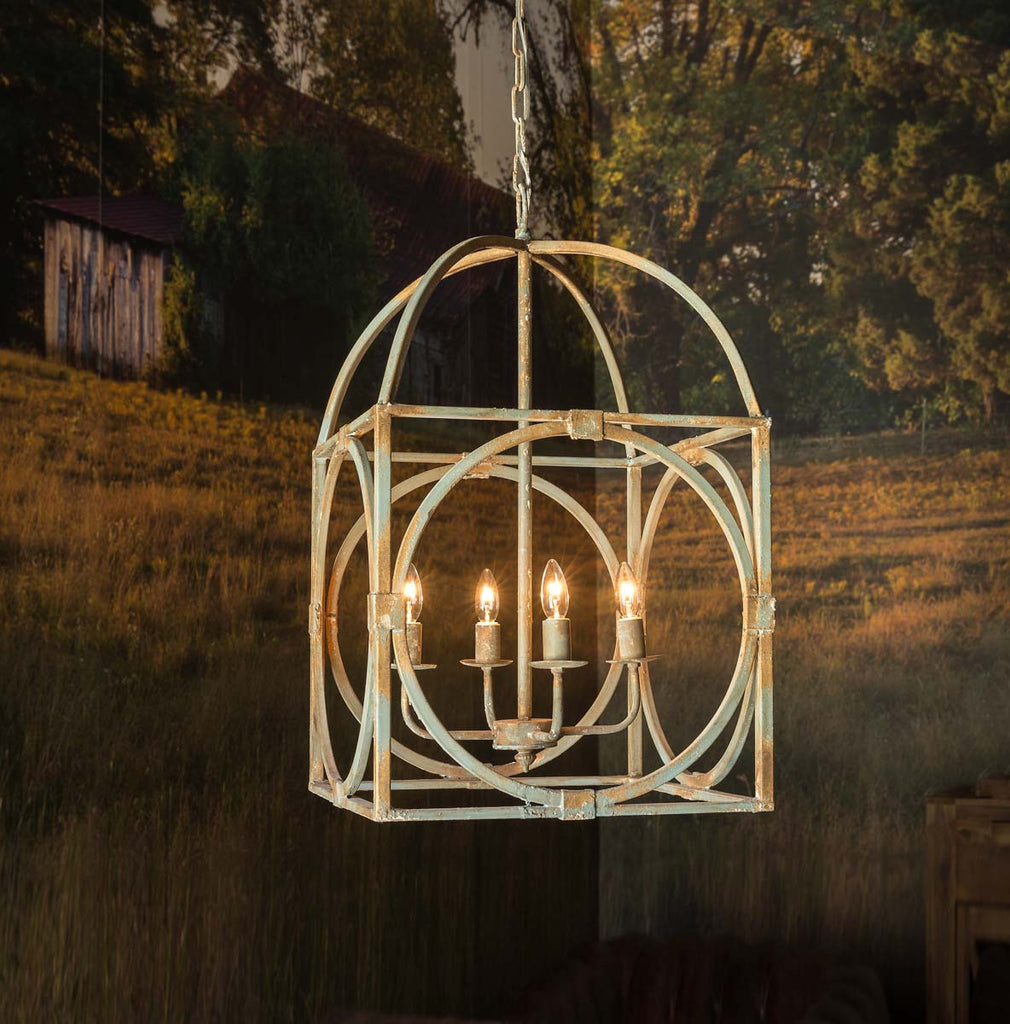 Metal Birdcage Chandelier - The Nifty Decor