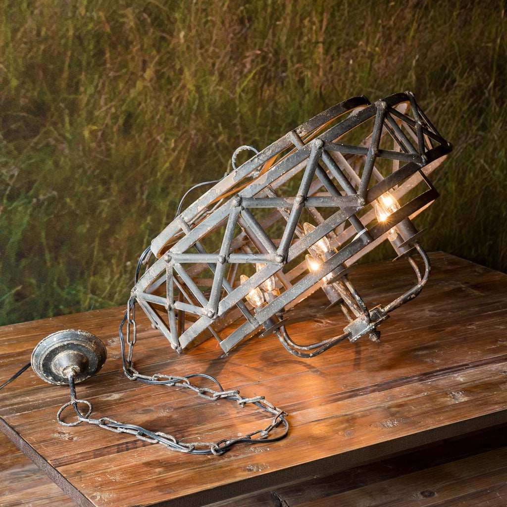 Metal Industrial Trestle Chandelier - The Nifty Decor