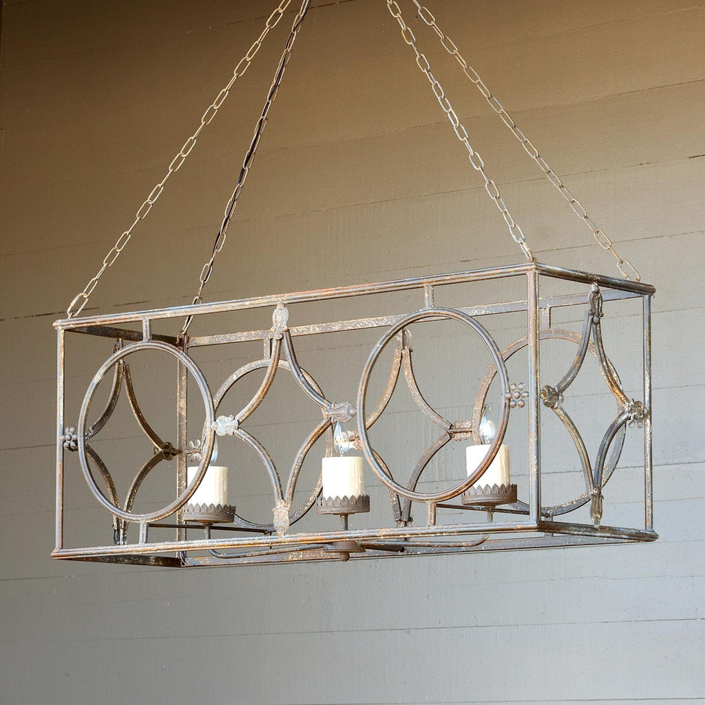 Lafayette Transom Chandelier - Bombay Mercantile