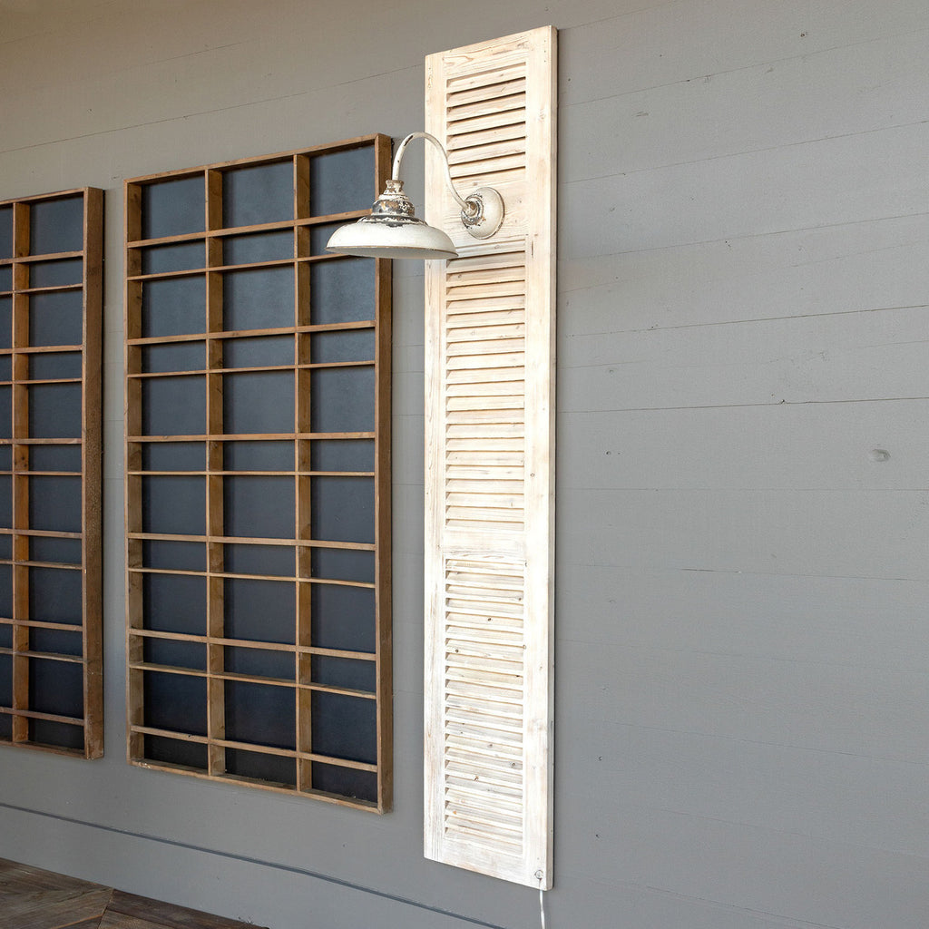 Shutter Wall Sconce - Bombay Mercantile