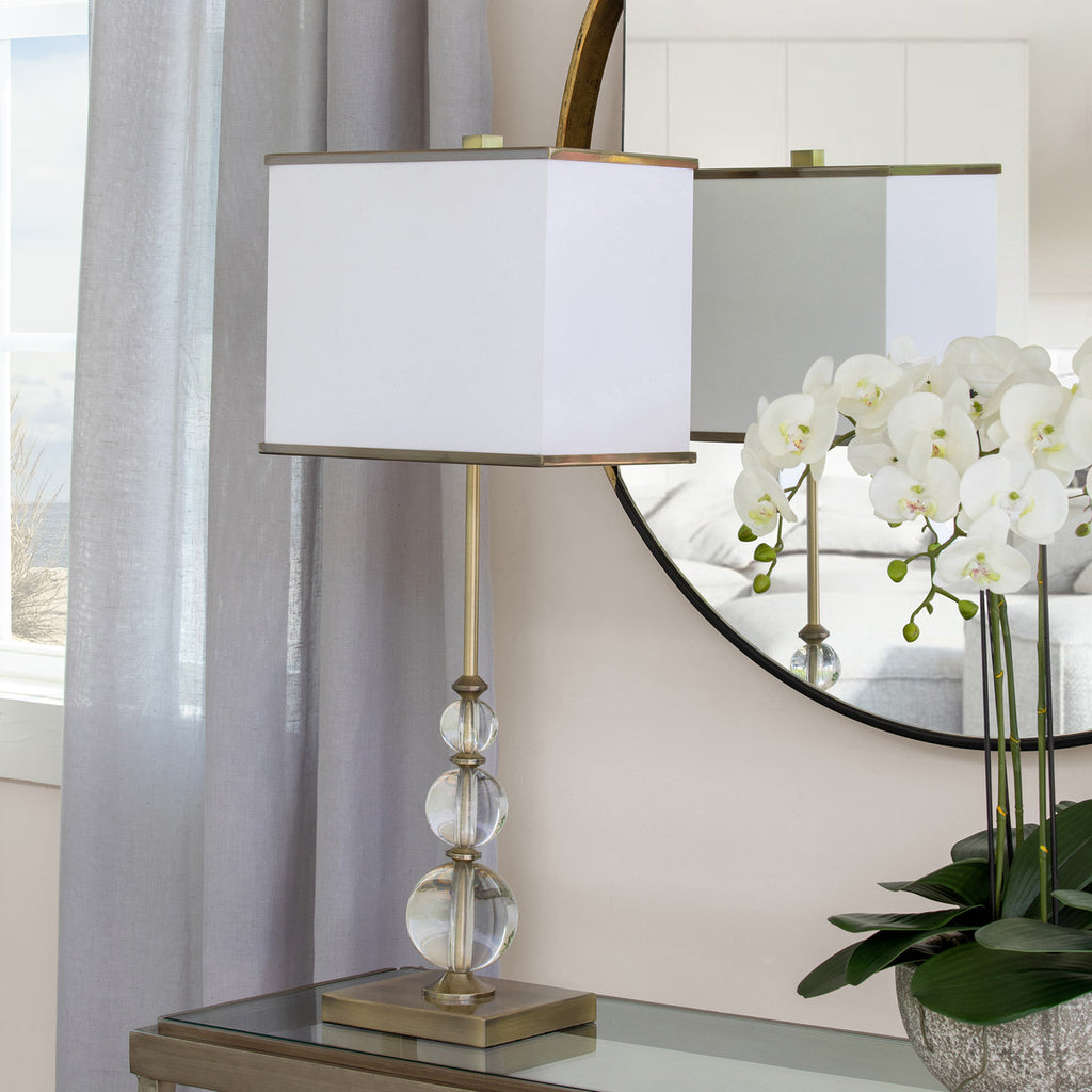 Stacked Orb Buffet Lamp - Bombay Mercantile