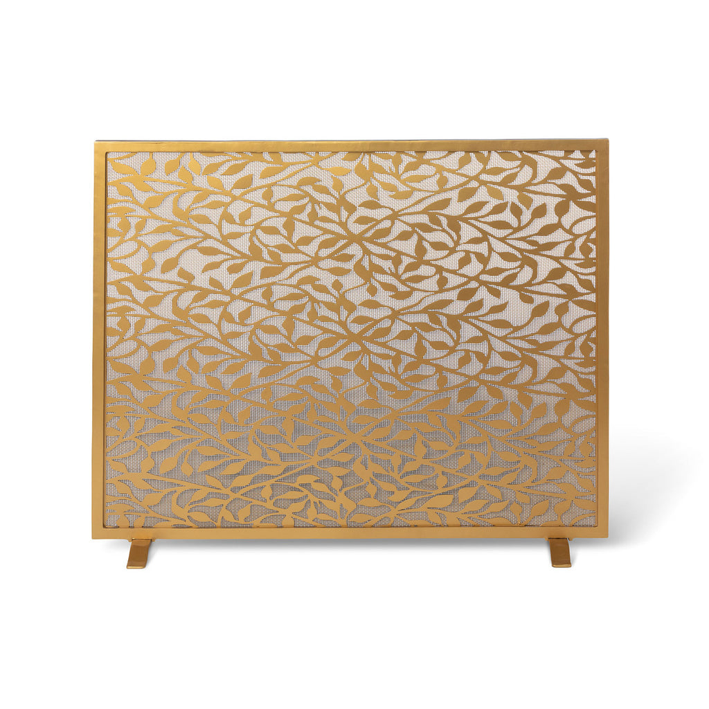 Floral Vine Pattern Fire Screen - Bombay Mercantile