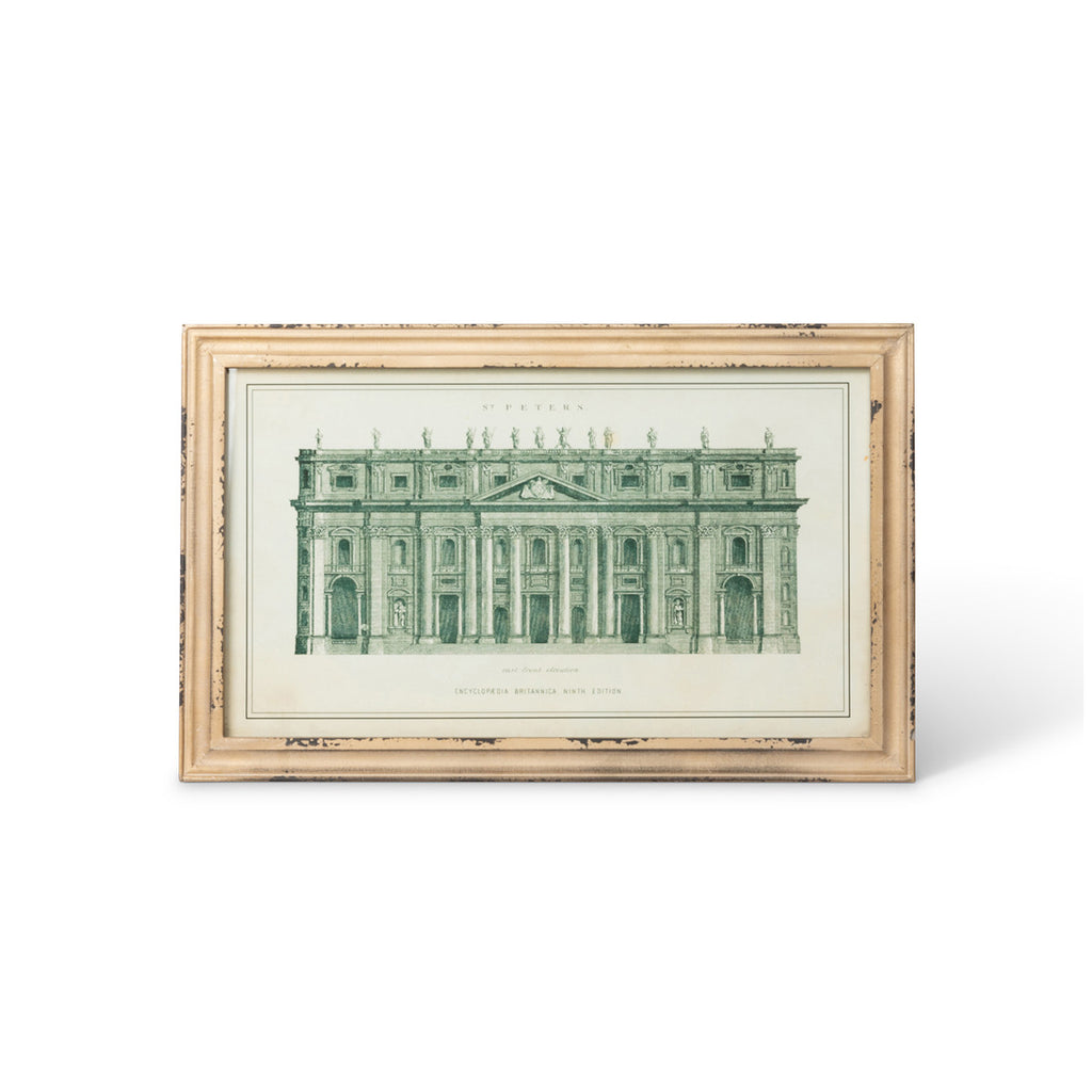 Architectural Framed Print - Bombay Mercantile