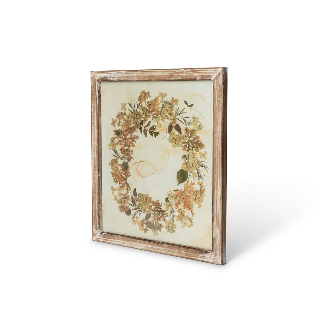 Dried Hydrangea Wreath Print - Bombay Mercantile