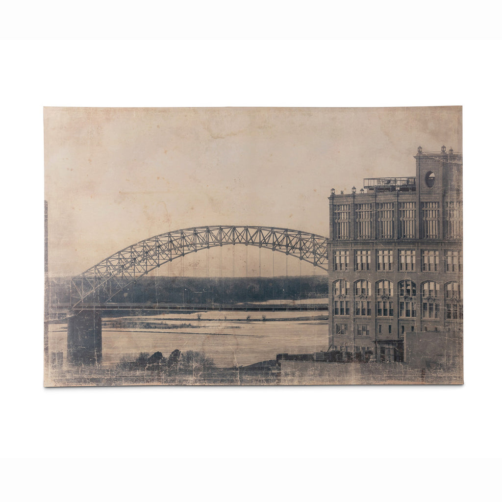 Memphis Bridge Canvas Print - Bombay Mercantile