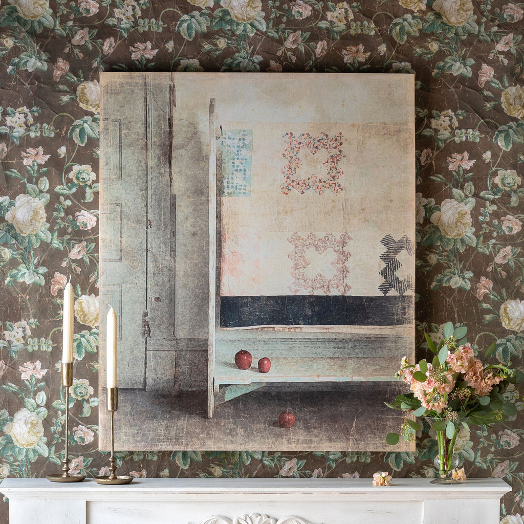 Patchwork Quilt Print on Canvas - Bombay Mercantile