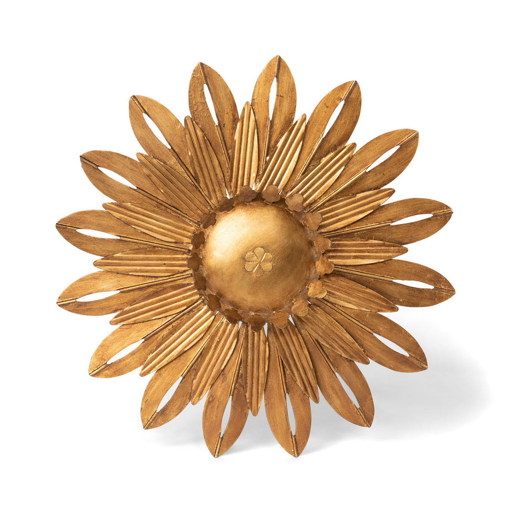 Aged Copper Wall Sunflower - Bombay Mercantile
