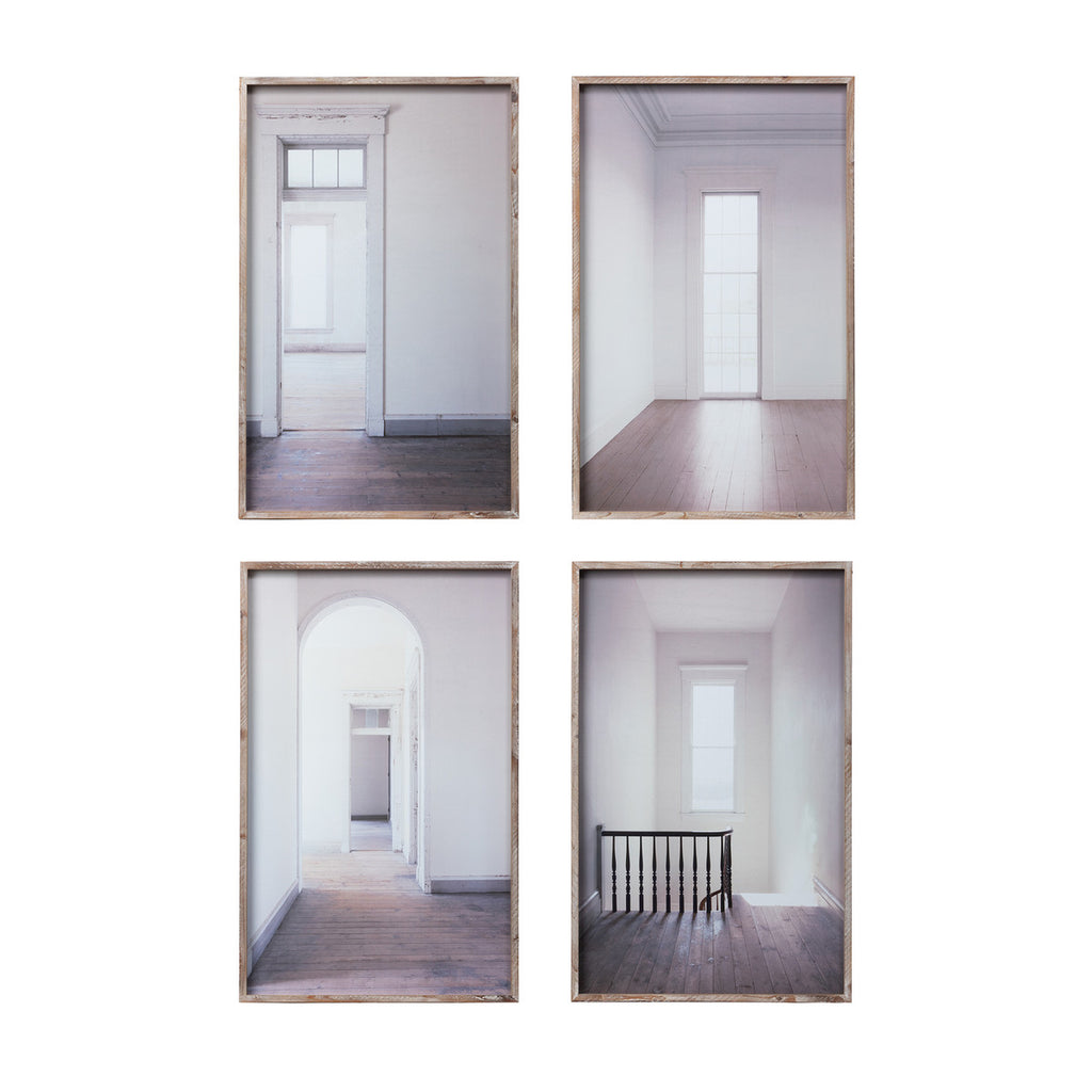 Vestibule Framed Prints, 4 Assorted Styles - Bombay Mercantile