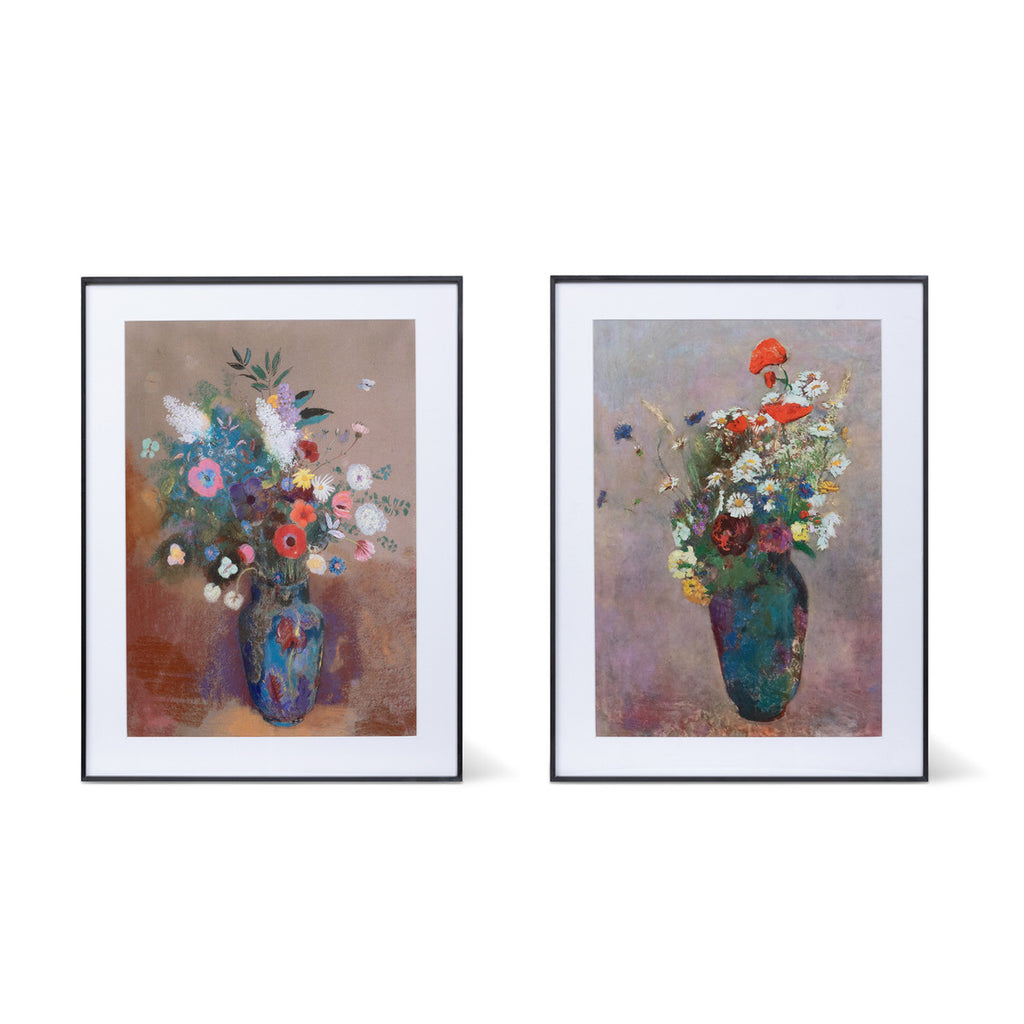 Assorted Wildflower Framed Prints, Set of 2 - Bombay Mercantile