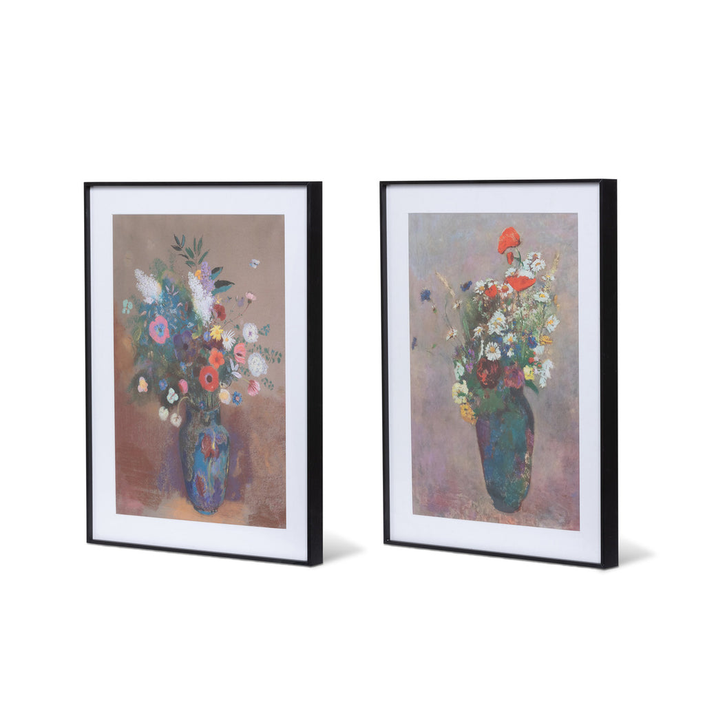 Assorted Wildflower Framed Prints, Set of 2 - Bombay Mercantile