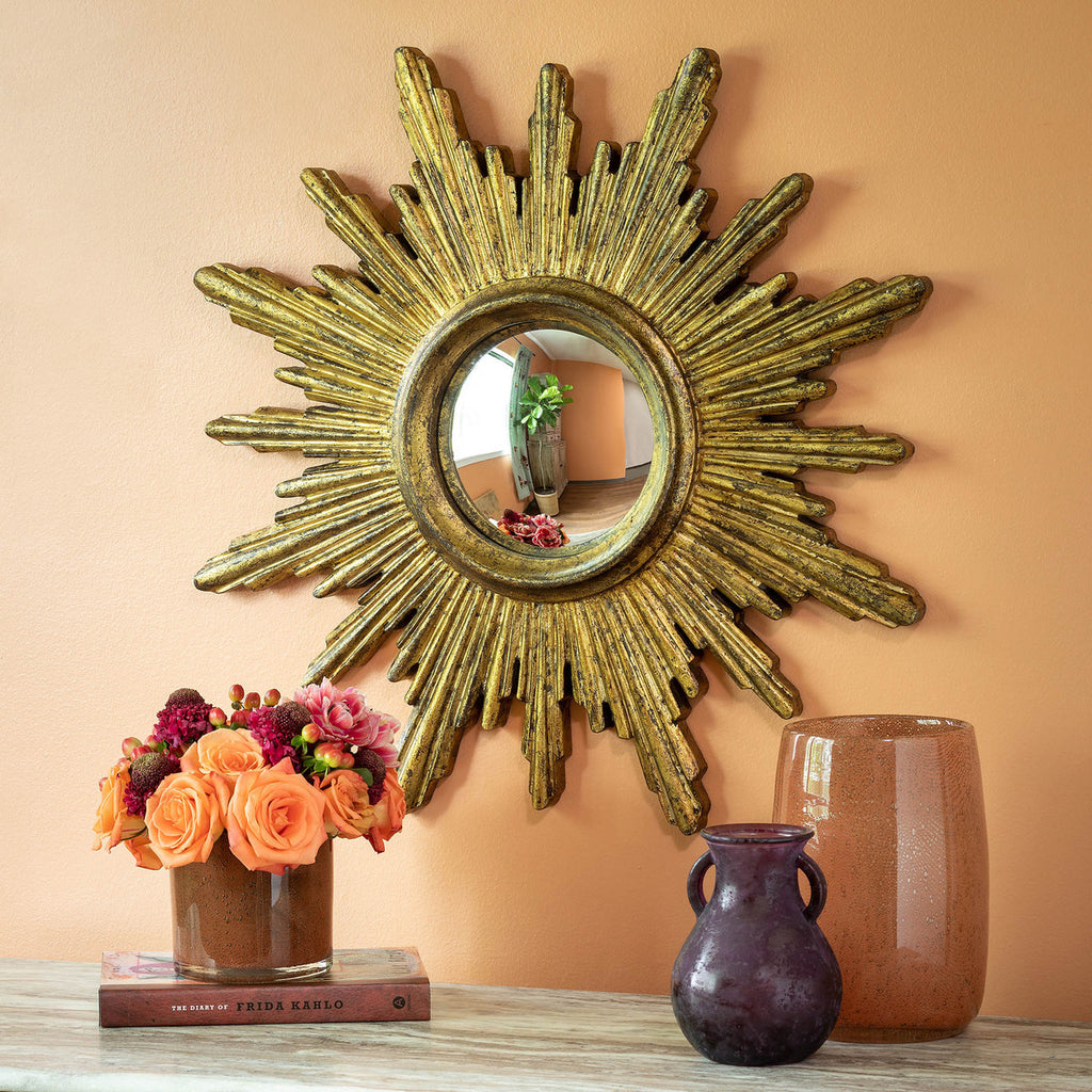 Isolde Sunburst Mirror - Bombay Mercantile