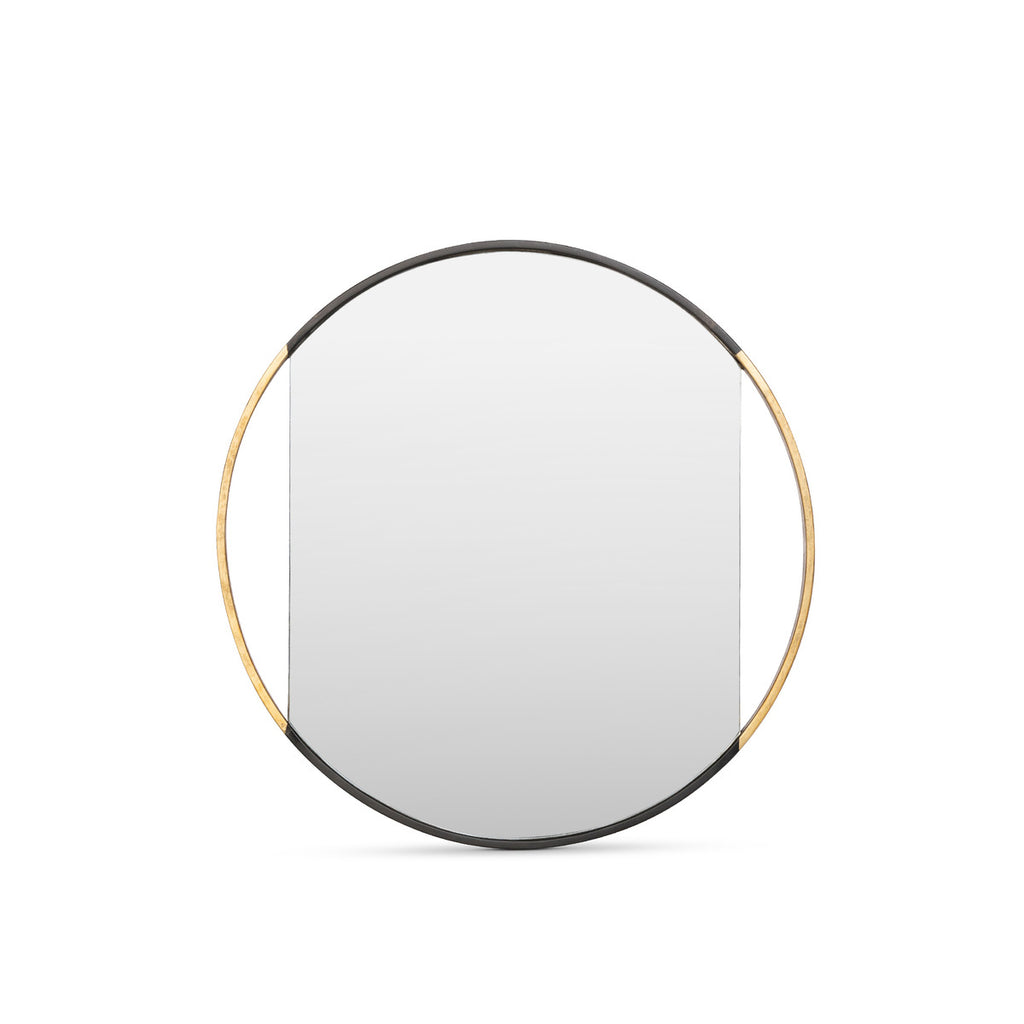 Clark Round Geo Mirror, Small - Bombay Mercantile