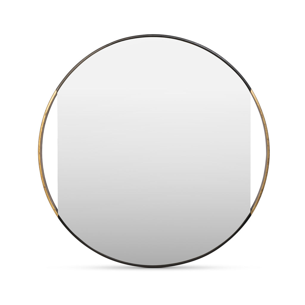 Clark Round Geo Mirror, Large - Bombay Mercantile