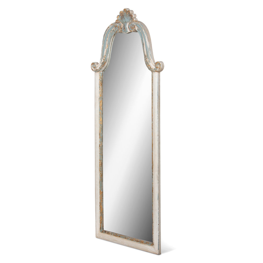 Vestibule Carved Wood Mirror - Bombay Mercantile