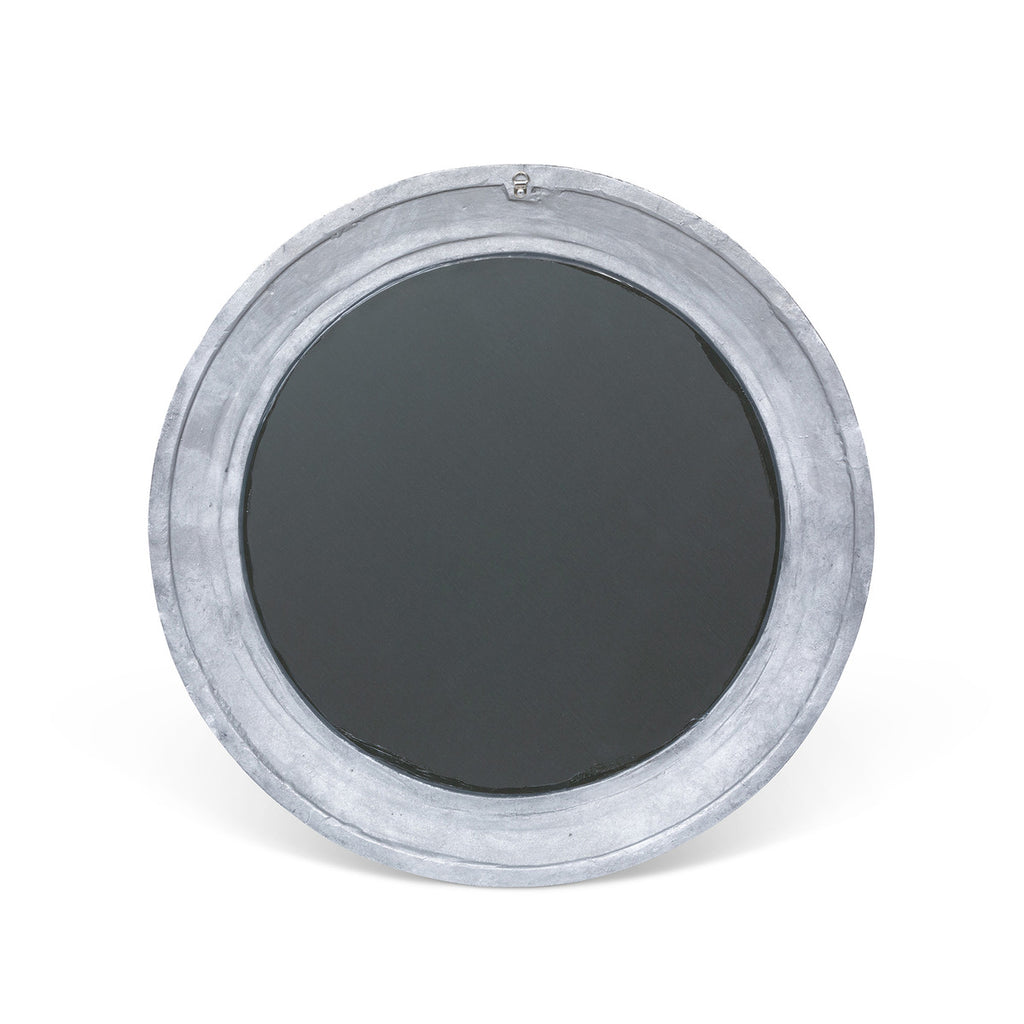 Rubbed Pewter Portal Mirror - Bombay Mercantile